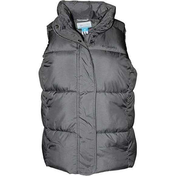 Columbia Women's Pioneer Summit Grey Insulated Puffer Vest Size Medium - Picture 5 of 5